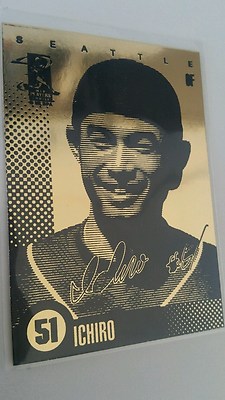 りーちろー　10 MERRICK LASER LINE GOLD CARD ICHIRO SEATTLE MARINERS & 10 Bonus