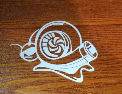 Turbo Snail Vinyl Decal sticker Funny Car Truck Sticker  Racing Boost GTI 2.0