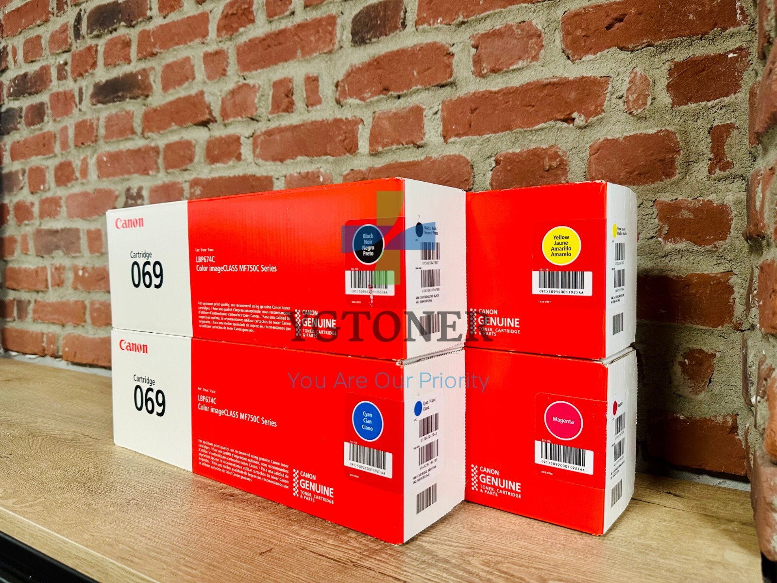 Canon 069 Toner Cartridges - CMYK 4 Colour Set