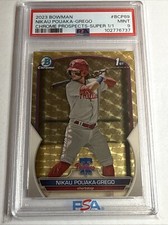 2023 1st Bowman Chrome Nikau Pouaka-Grego Superfractor 1/1 RC 1 of 1 SSP PSA 9