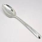 Sterling Silver Serving Spoon Gorham Camellia Flower Tablespoon Ornate No Mono