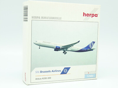 Herpa Herpa Avion Airlines 1/500 Airbus A330-300 SN Brussels Airlines