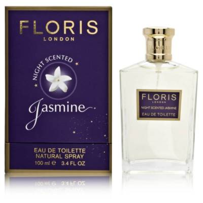 Night Scented Jasmine by Floris London 3.4 oz EDT Spray for Women (Blue Box)
