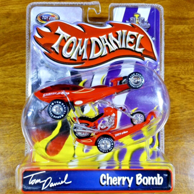 Toy Zone Tom Daniel Cherry Bomb Red 1:43 China Iron Legends Hot Rod Motorcycle