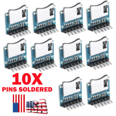 10X TF Micro SD Card Module Soldered Mini SD Memory Modules For Arduino  HOT