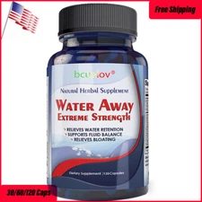 Water Away Pills Maximum Strength - Herbal Diuretic Pills for Water Retention