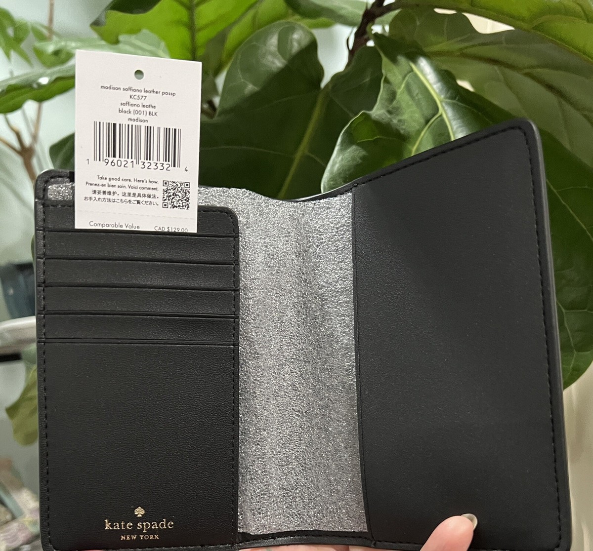 ケイトスペード カードケース Madison saffiano leather Kate Spade Madison Small Saffiano Leather Top Zip Card