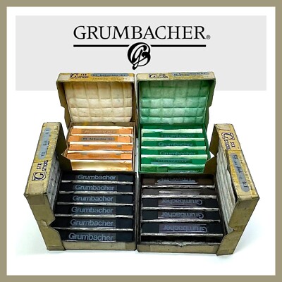 Lot of 20 Old Stock Grumbacher Soft Pastels Sticks in Original Dealer Boxes