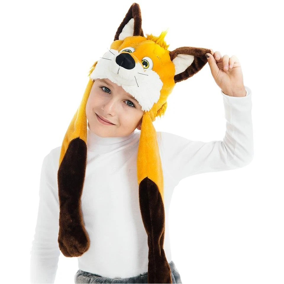 Foxy Fox Plush Headpiece Kids Costume Dress-Up Play Accessory - Image 3 of 4