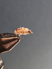 Trout Crack Scud Sow Bug Nymph Midge Fly size 20 Tan/Brown HOT PATTERN
