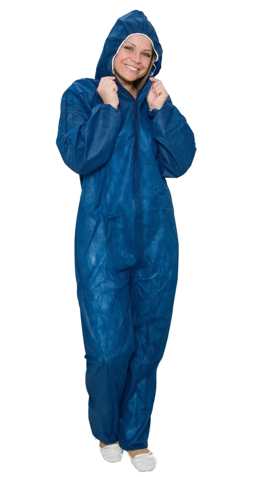 10 x PP Einwegoverall S-XXXL Maleroverall Overall Maleranzug Schutzanzug - Bild 1 von 1