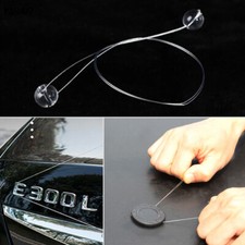 Car Vehicle Emblem Logo Spoiler Stripping Peeling Tool Remover 0.45 Steel Wire
