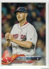 Chris Sale 2018 Topps Series 1 Baseball Base Common #20 Boston Red Sox