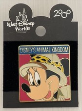 Disney’s Animal Kingdom Mickey Mouse Leopard Print Safari Hat Pin