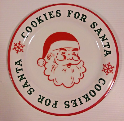 Target Bulleye Playground Retro Style Cookies for Santa Melamine Serving Plate