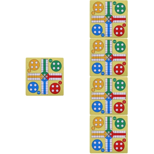  Set of 5 Flying Chess Board Office Gaming Mouse Pads Big for Desk