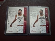 2-2012 Kyrie Irving Panini Prestige Rookie Card Lot