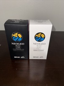 NEOGEO mini Console with 40 Games + 2 mini PAD Controller Black White SNK Japan