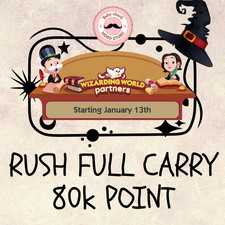 WIZARDING WORLD PARTNER Event Monopoly FULL CARRY 80k RUSH     