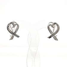 Tiffany  Co. Loving Heart Earrings Silver 925 Paloma Picasso New