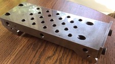 5&rdquo; Sine Plate, 2.2 X 6.2&rdquo; X .5&rdquo; Pin Dia, With Back / Stop Plate, Sine, Angle