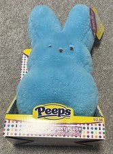 Peeps Blue Bunny Heatable Bunny Plush