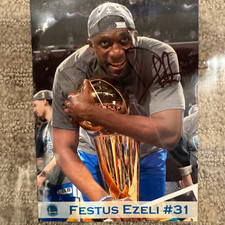 Festus Ezeli Autograph Golden State Warriors