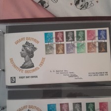 15/02/1971  GB FDC -  Machin decimal definitives -   First Day Cover
