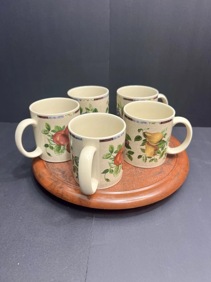 Juego de 5 tazas/tazas de café Sakura Sonoma Excell sin usar Foto 3 de 4