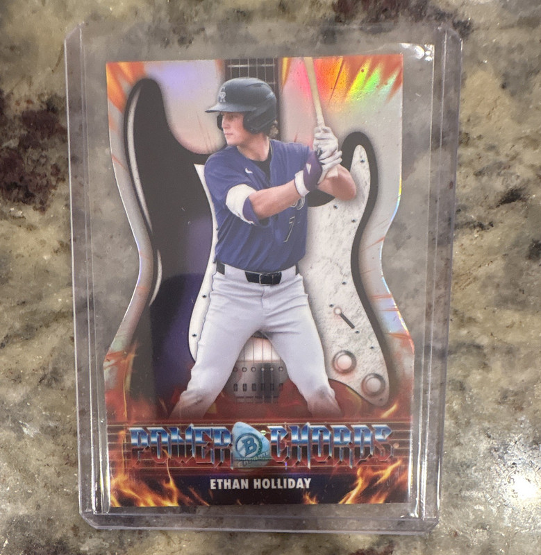 Topps 2026 Bowman Chrome Power Chords Insert Ethan Holliday #PC-20 Rockies