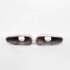 2005-2008 Porsche 911 3.6 Exhaust Muffler Tip Set Pair 99711115101 Oem 2005-2008 Porsche 911 3.6 Exhaust Muffler Tip Set Pair 99711115101 Oem