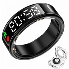 Smart Ring with Bluetooth for Daily Activity Tracking, LED Display, Unisex