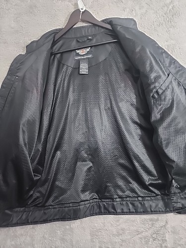 Harley-Davidson® Men's Nylon Riding Jacket, 3XL, Black - Nice... - Picture 14 of 16