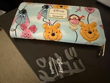 Loungefly Disney Winnie the Pooh Tigger Piglet Eeyore Zip Clutch Wallet NEW