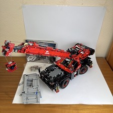 Lego Technic 42082 Rough Terrain Crane Gru completo di OBA - mai giocato
