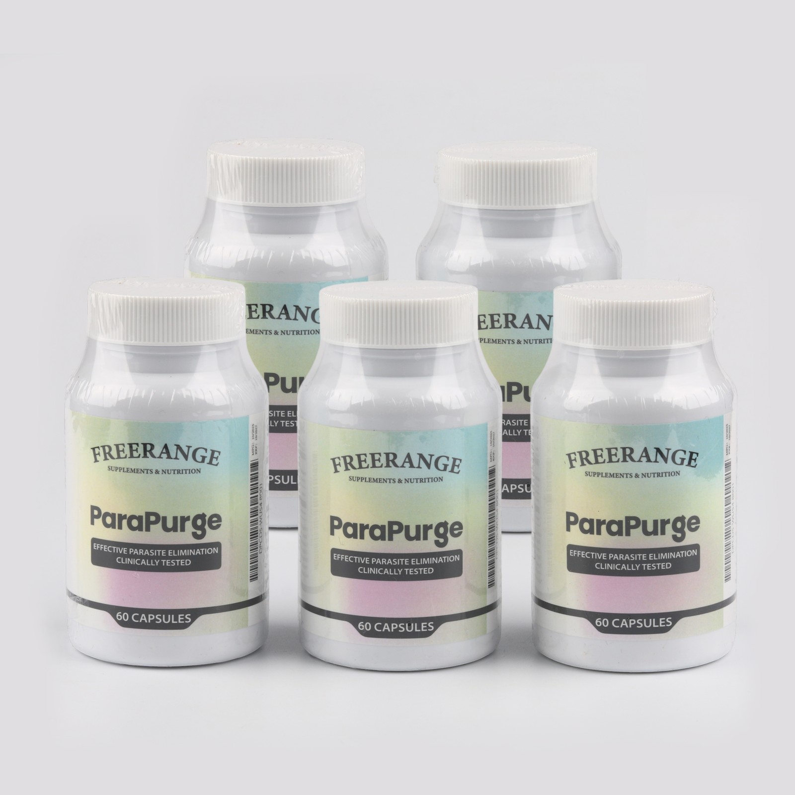 5 pcs FreeRange ParaPurge Advanced Parasite Cleanser Para Purge Free Range US.