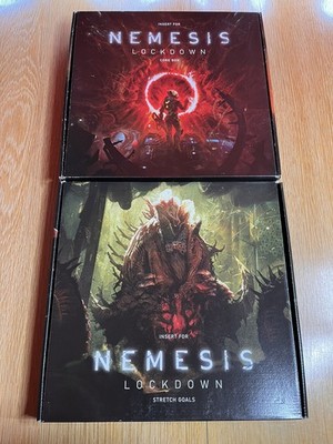 NEMESIS LOCKDOWN Brettspiel E-Raptor Inserts (Core Box + Stretch Goals Gamefound