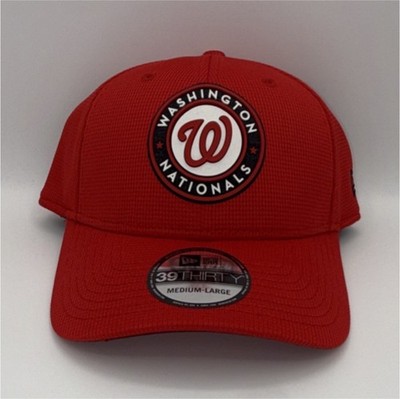 Sample On Field New Era 39THIRTY Washington Nationals MLB Cap Medium-Large Red