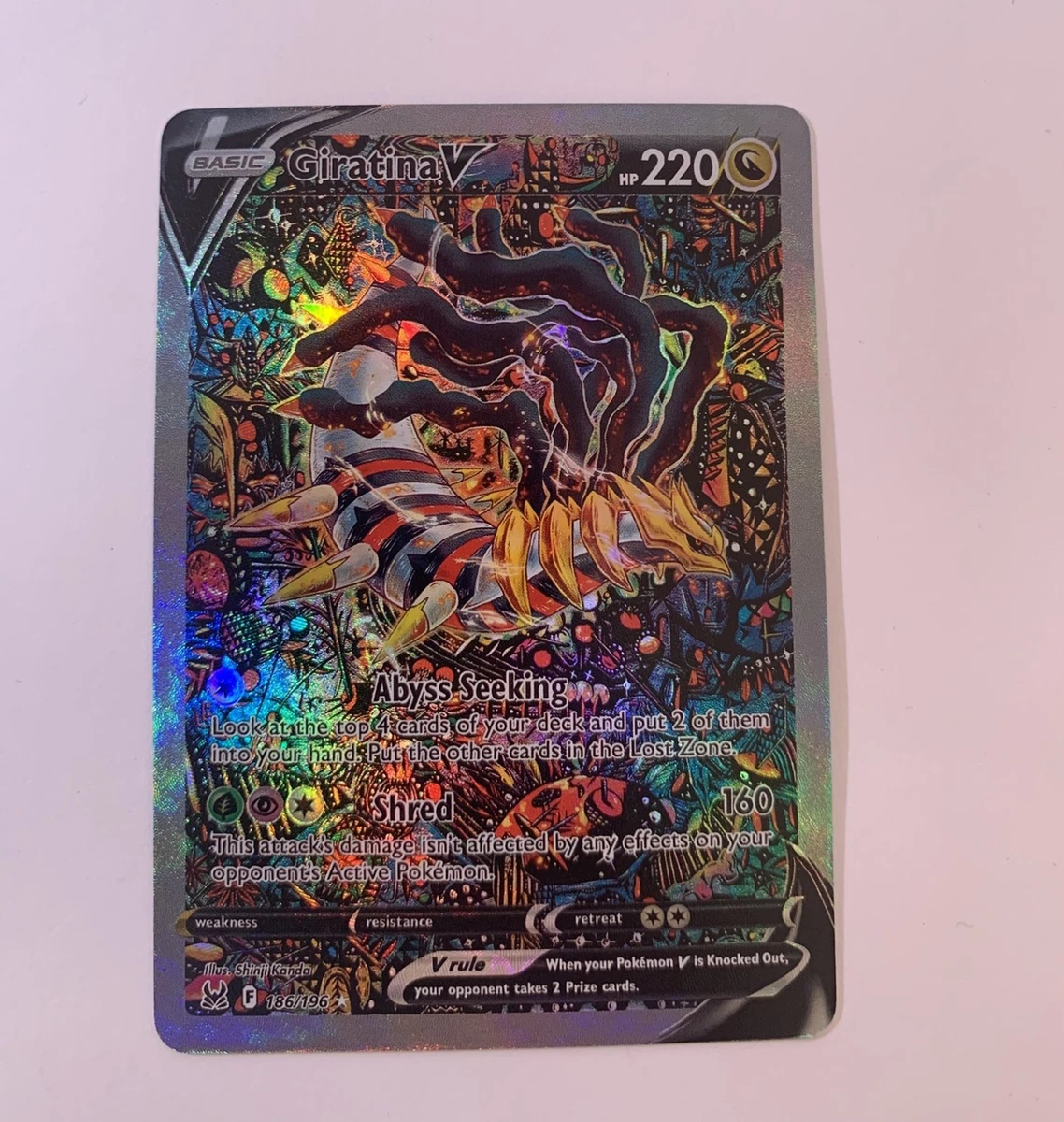 Giratina V 186/196 Swsh11: Lost Origin for sale | eBay