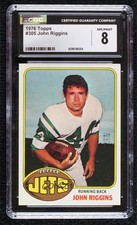 1976 Topps John Riggins #305 CGC 8 HOF x0o