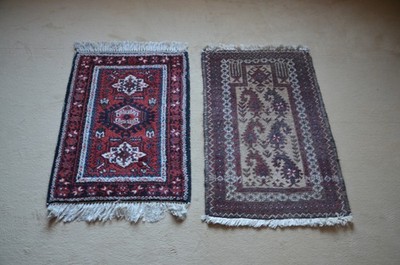 2x kleiner echter Orientteppich Teppich Läufer Brücke 1x ind.Gharadje