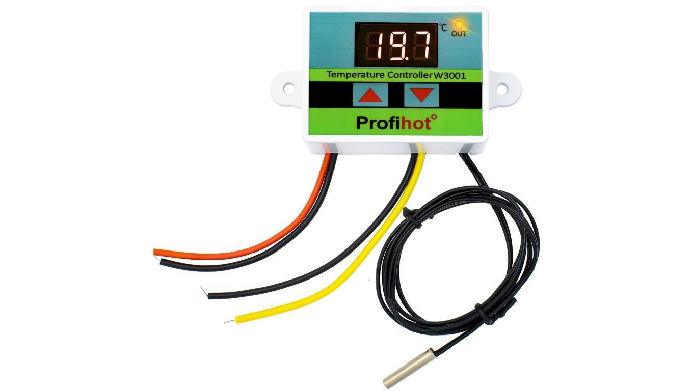 ELECTRONIC THERMOSTAT TEMPERATURE CONTROLLER 12V W3001-12