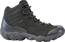 Oboz Bridger Mid B-DRY Men's Hiking Boots, Black Sea, M13