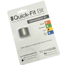 1" Fine Quick Fit Bit Stained Glass Grinder Accessory by Techniglass Replacement
