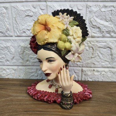 Cameo Girls Deluxe Lady Head Vase Angeline 1943  ''Rhumba Beauty'' 2003 #561/1500