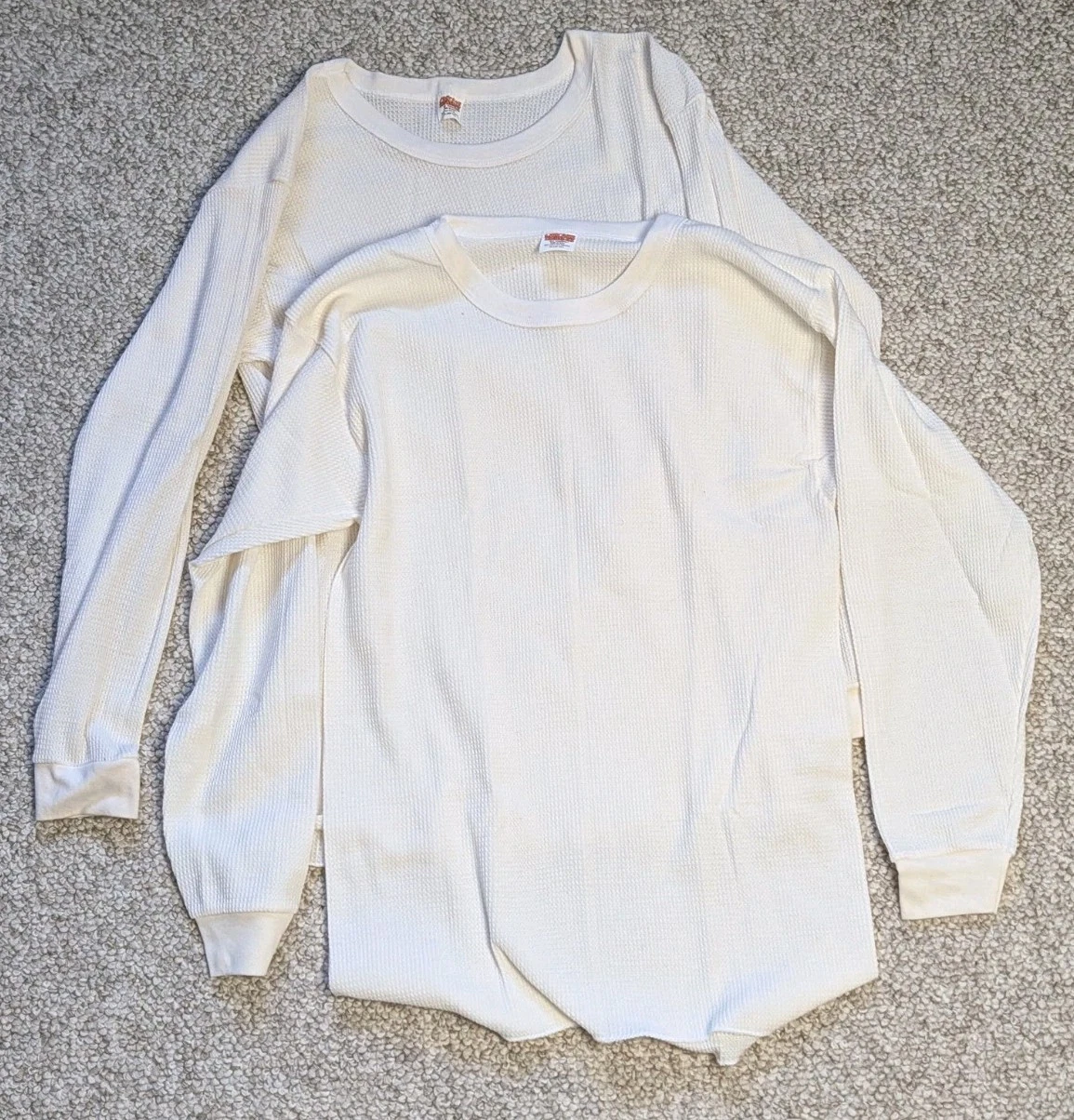 Cascade Bay Traders Thermals Mens XL Shirt White Made In USA Bundle Of 2