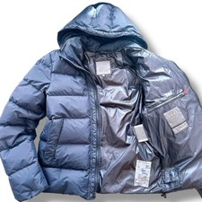 Size L DUVETICA matte puffer jacket navy equivalent