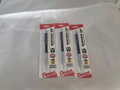 Pentel Graphgear 500 0.5mm Black Automatic Drafting Pencil New In Pack PG525BP