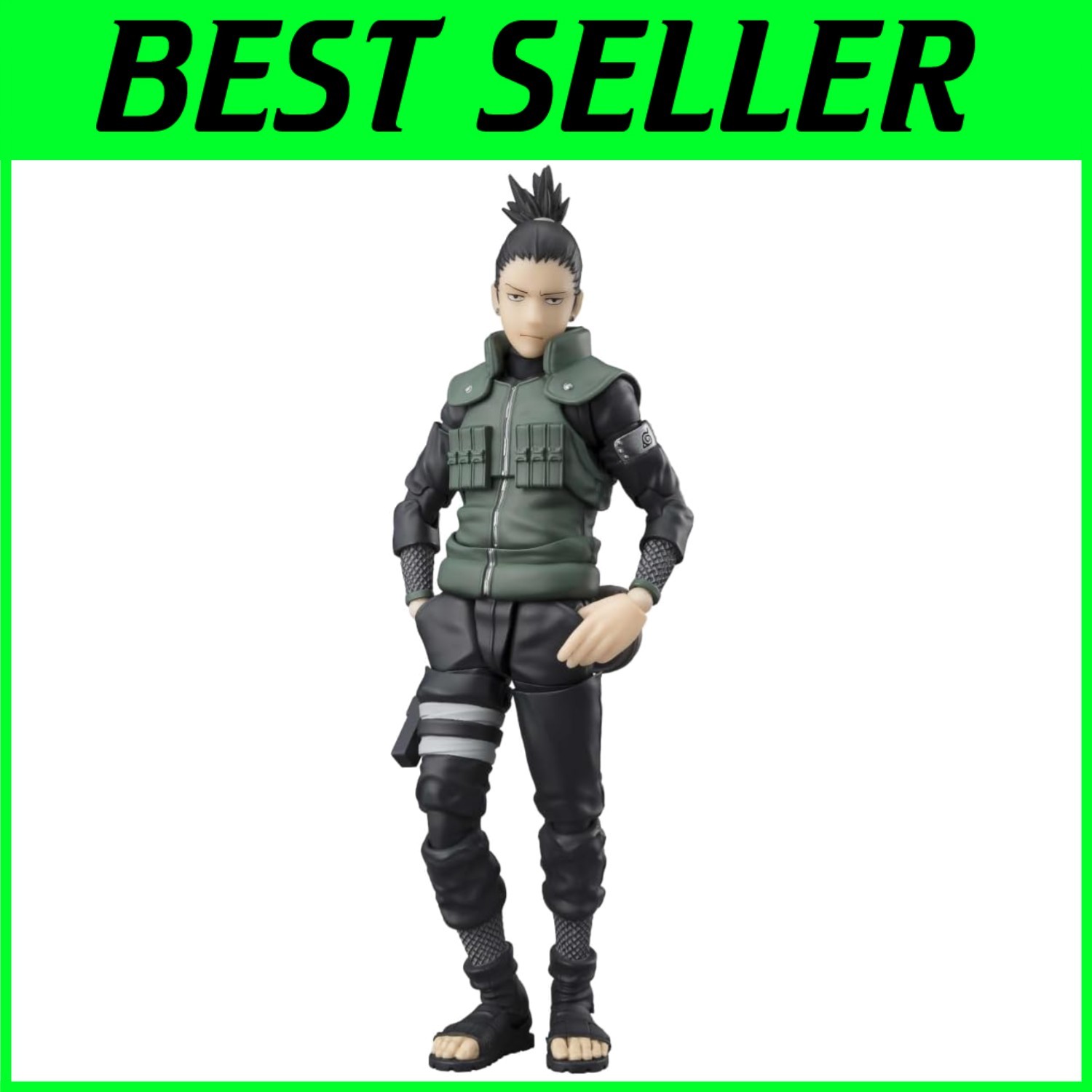 Shikamaru Nara Action Figure - 4 Facial Parts