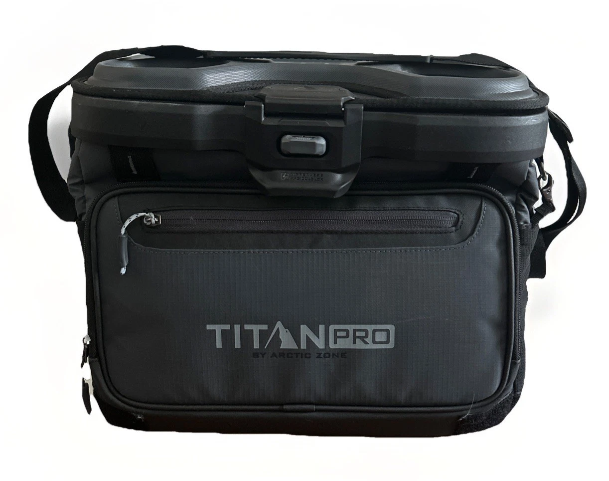 Titan PRO 40 Can Iceless Zipperless Collapsible Cooler ColdLok Lid UVG